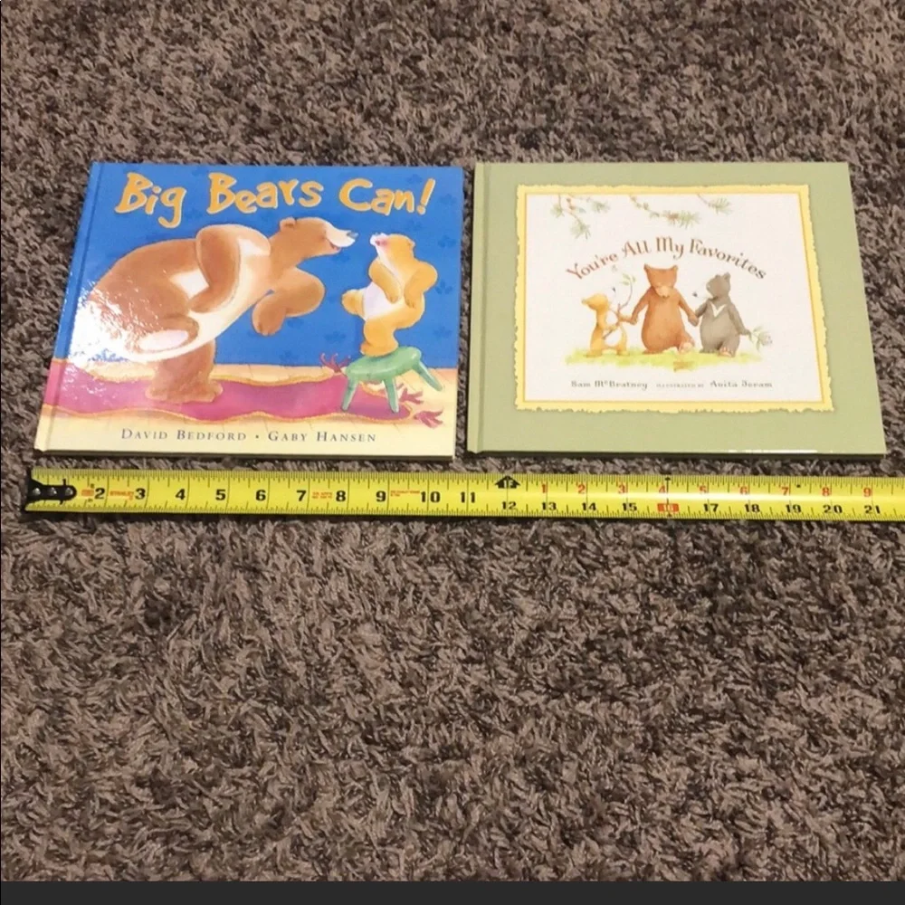 Set of 2 Bear Themed Children’s Reading Books